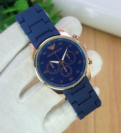 Men’s Stainless Steel Chain Watch – Multiple Color Straps | Premium Casual & Formal Style