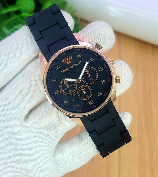 Men’s Stainless Steel Chain Watch – Multiple Color Straps | Premium Casual & Formal Style