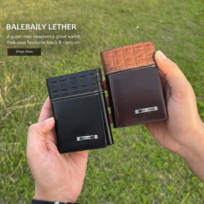 Men’s Premium Leather Wallet – Slim Stylish Durable Multicolor Pocket-Friendly Design